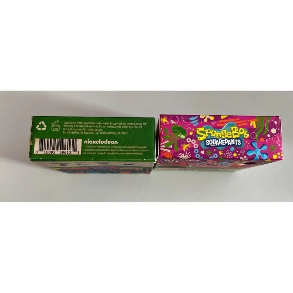 Dr. Squatch SpongeBob Nautical Nonsense & Sea Star Shenanigans Soap - Two Bars